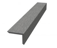 Уголок ДПК для террасной доски NauticPrime, 60x40x2900мм, Тёмно-серый Уголок ДПК для террасной доски NauticPrime, 60x40x2900мм, Тёмно-серый