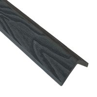 Уголок ДПК Wood-Х 50х50.3D Чёрное дерево