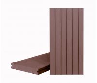 Террасная доска КЛАССИК полнотелая с пазом Орех Милано