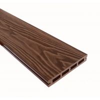 Террасная доска Смарт 3D Пустотелая с пазом Орех Милано