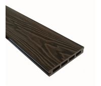 Террасная доска Смарт 3D Пустотелая с пазом Венге Соренто Террасная доска Смарт 3D Пустотелая с пазом Венге Соренто