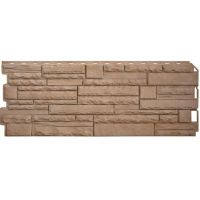 Фасадные панели Скалистый камень ЭКО Бежевый