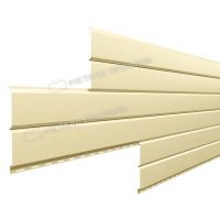 Металлический сайдинг Lбрус-15х240 (ПЭП-01-1014-0.45) Слоновая кость